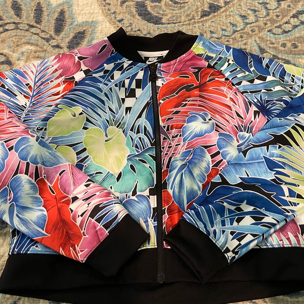 Nike floral jacket